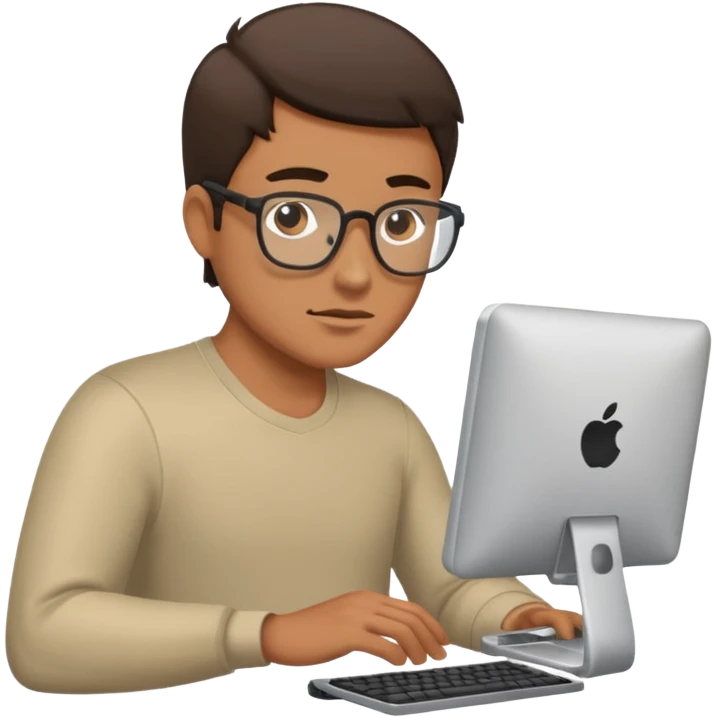 man pc user emoji