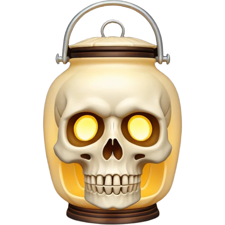 skull lantern emoji