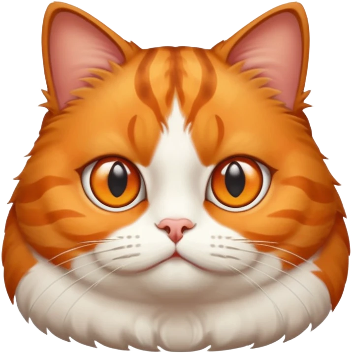 A fat cat emoji