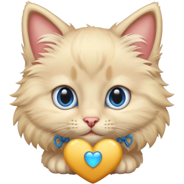 blonde kitten emoji