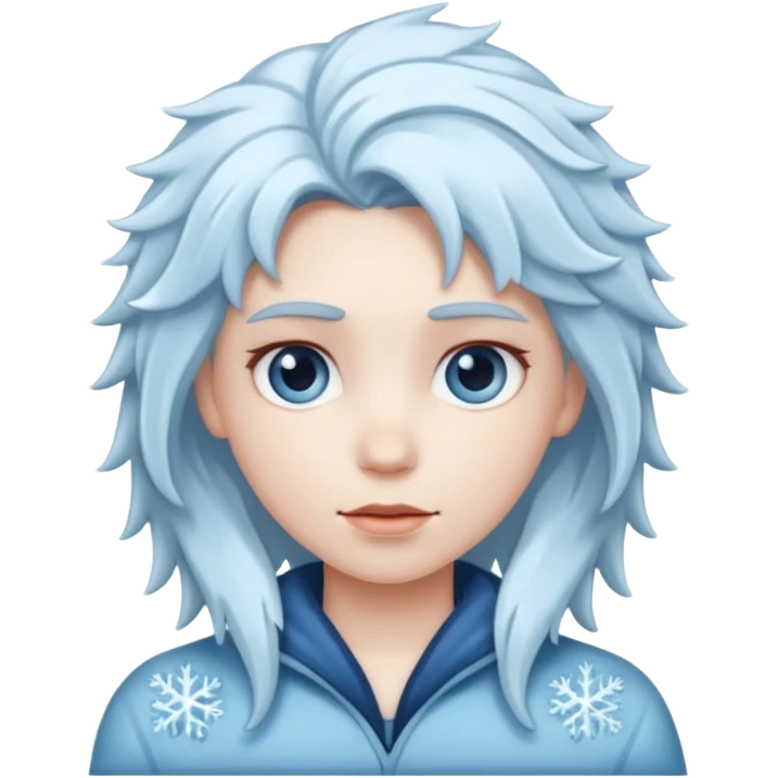 Frost in hair emoji