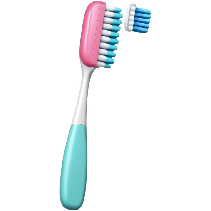 Giant toothbrush emoji