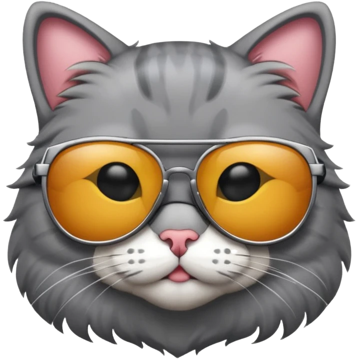 Cat wearing sunglasses emoji