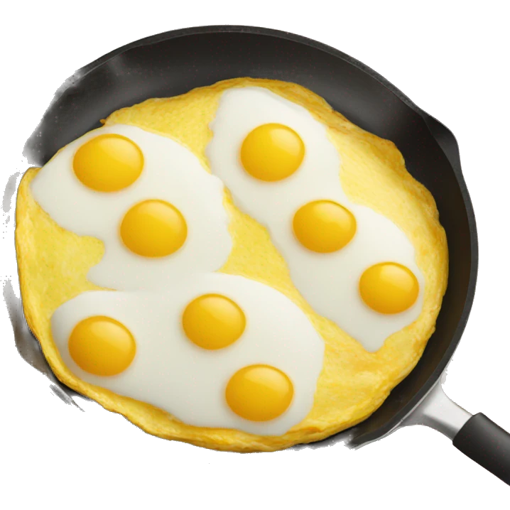Omelette in pan emoji