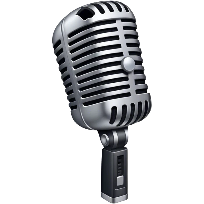 shattered microphone emoji