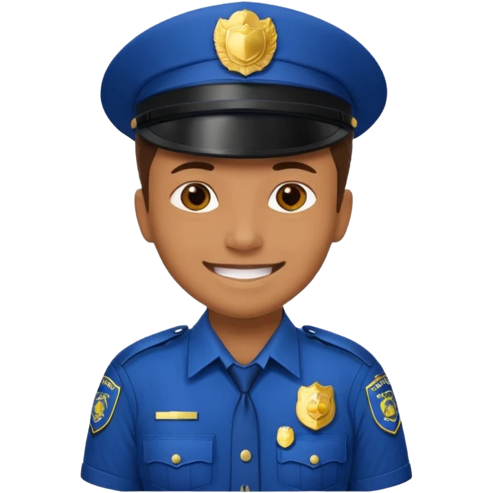 Hot police emoji