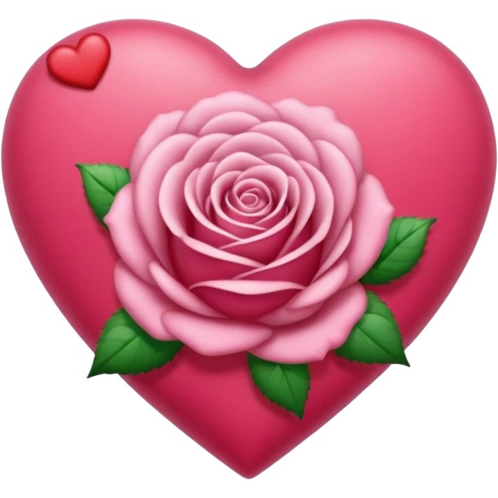 Corazón rositas emoji