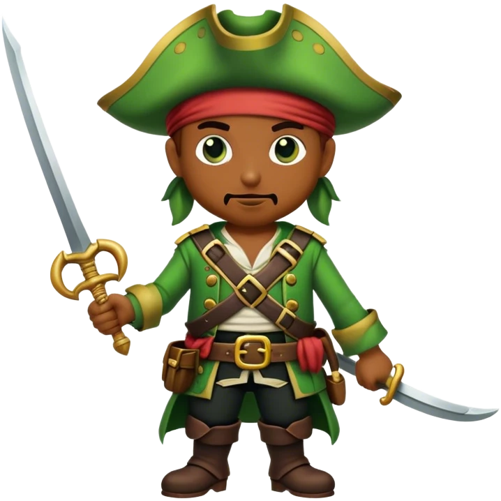 Pirata green emoji