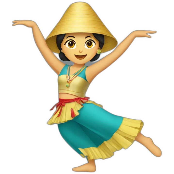 Danseuse vietnamienne  emoji