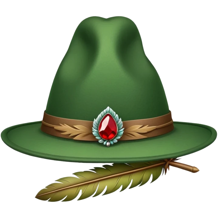 tyrolean hat emoji