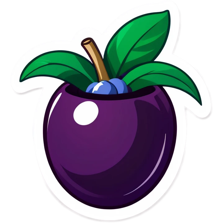 Acai berry emoji