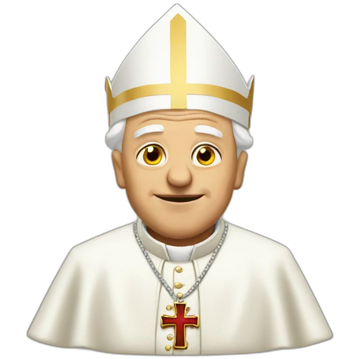 Drunk pope emoji