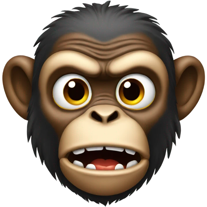 Angry monkey emoji