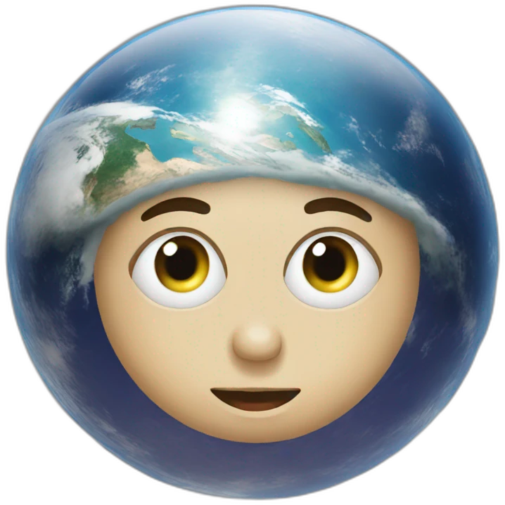 Flat earth emoji