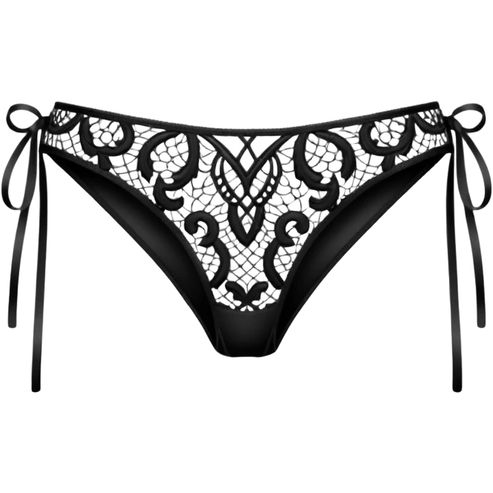 Black thong emoji