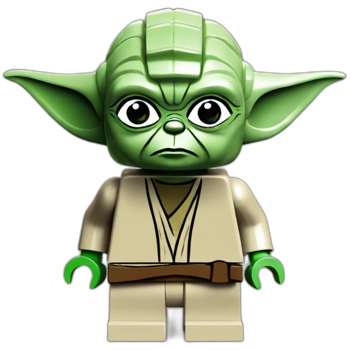 Lego yoda emoji