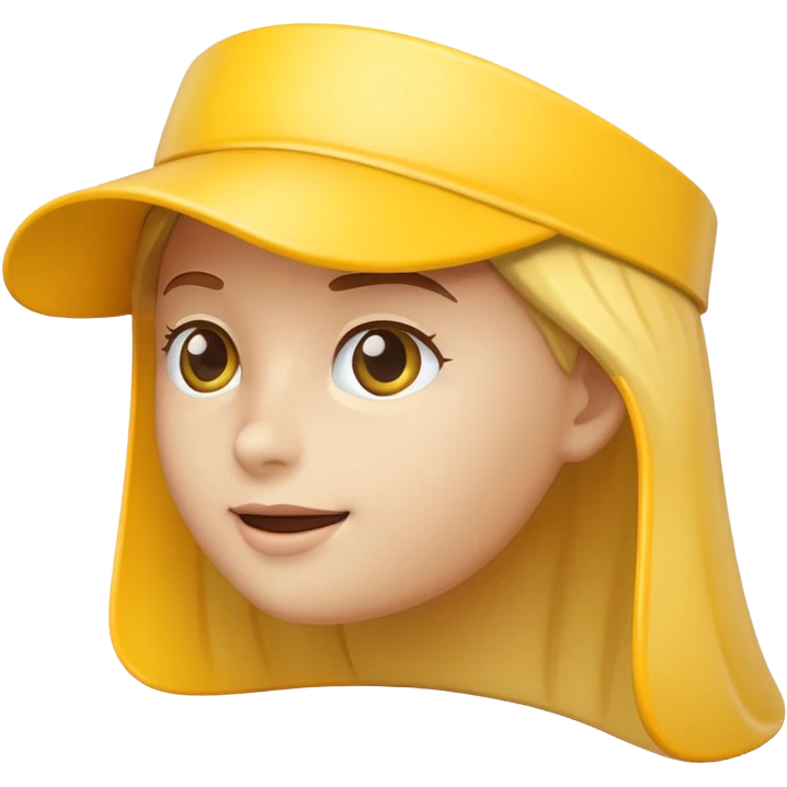 Sun Visor,yellow emoji