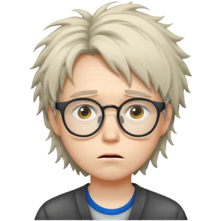 sad student emoji