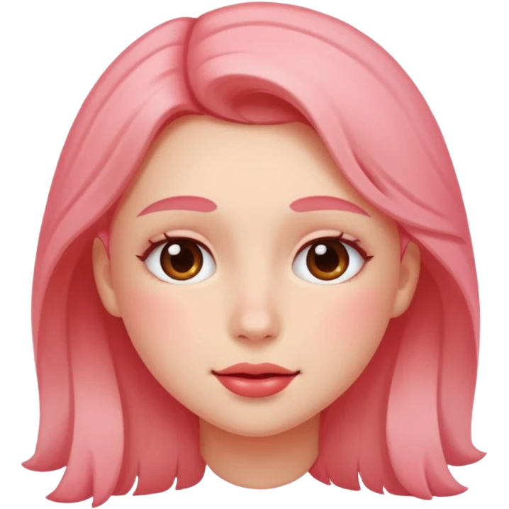 Blushing emoji