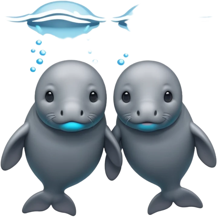 couple manatee emoji