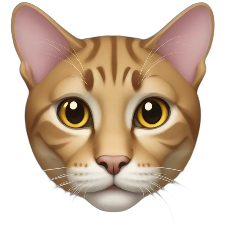 flat-shaded-polygon-cat emoji
