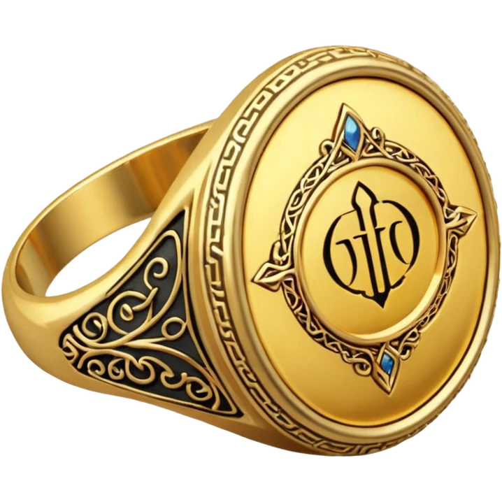 LoTR signet ring emoji | AI Emoji Generator