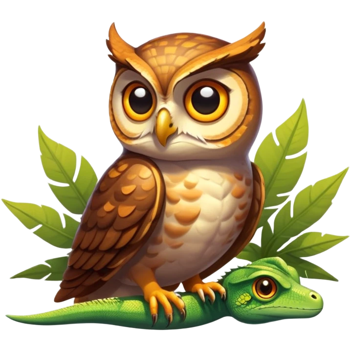 🦉☀️🦎 emoji