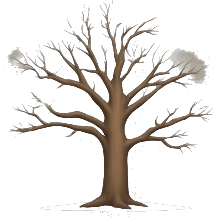 bare tree emoji