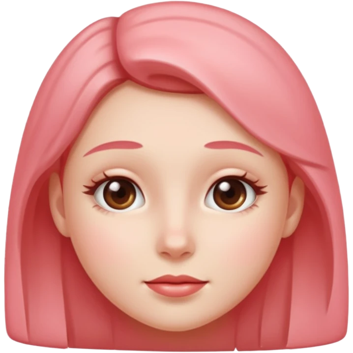 Girly face emoji