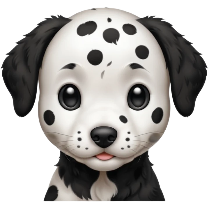 a dolmatin puppy emoji