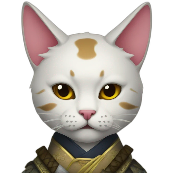 samurai cat emoji