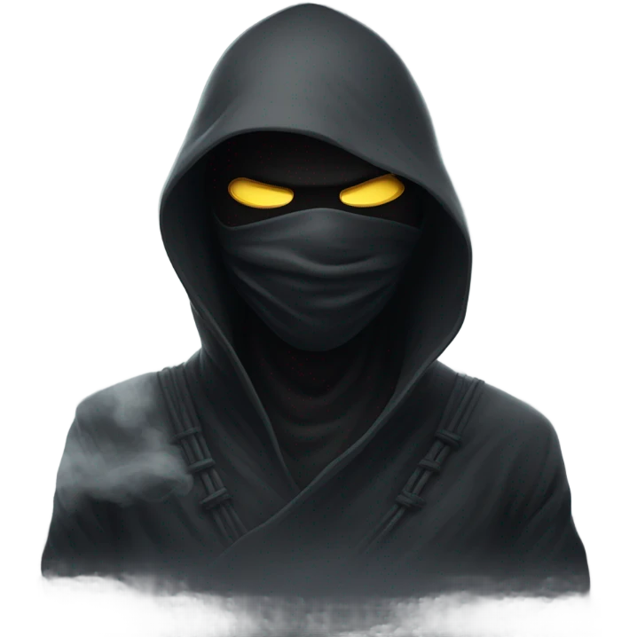 Smoked out ninja emoji