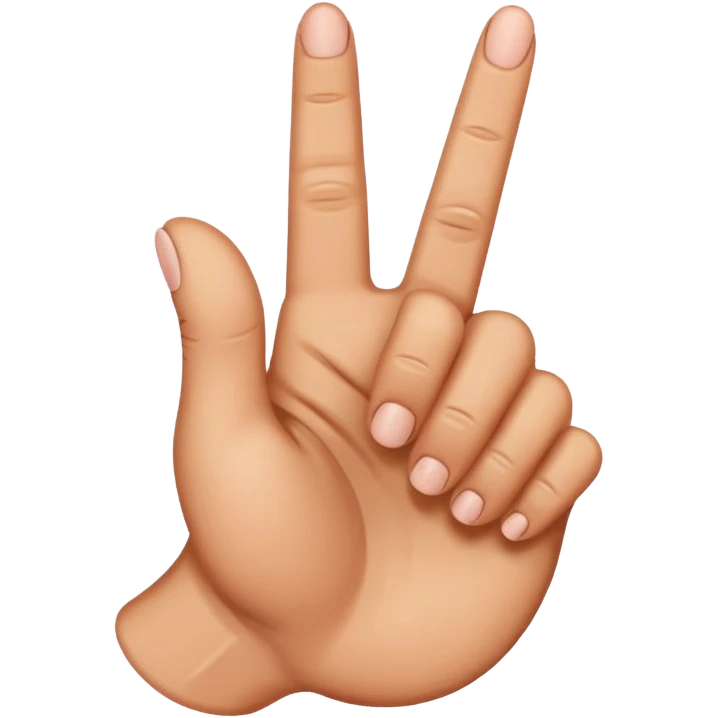 Middle finger emoji
