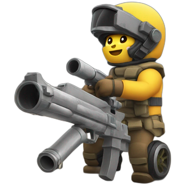 roblox noob emoji with rocket launcher and rav4 emoji