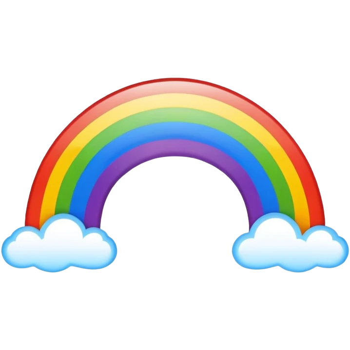 Hawaiian rainbow emoji
