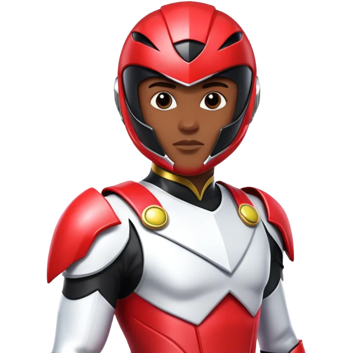 Black power ranger emoji