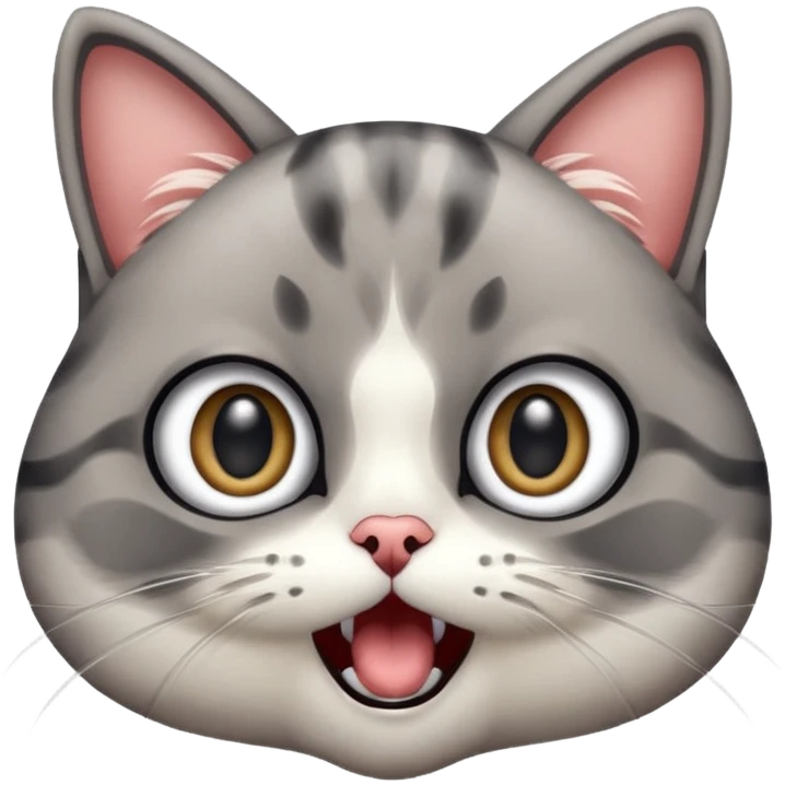 Un chat choqué emoji