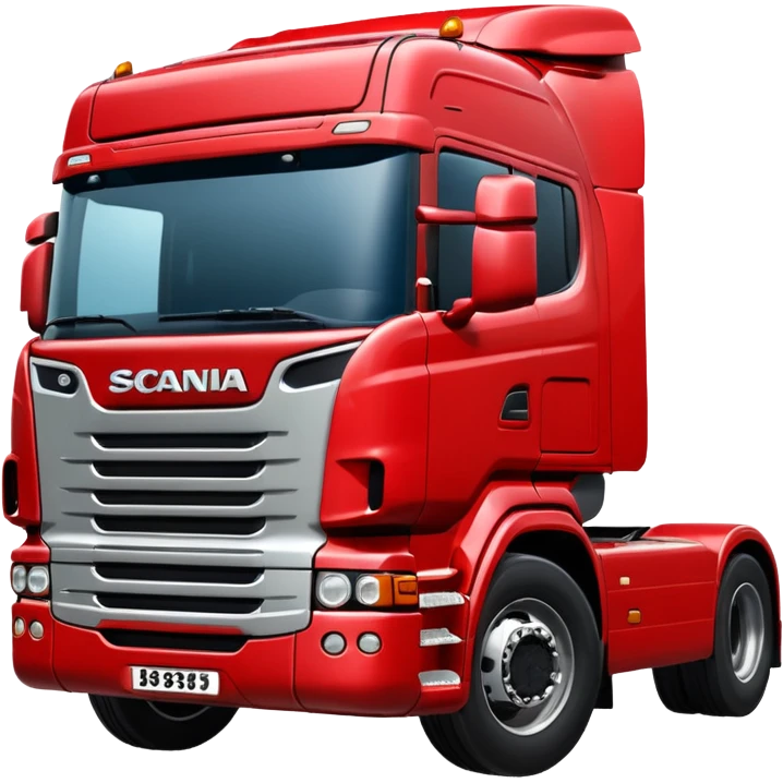 грузовик scania emoji