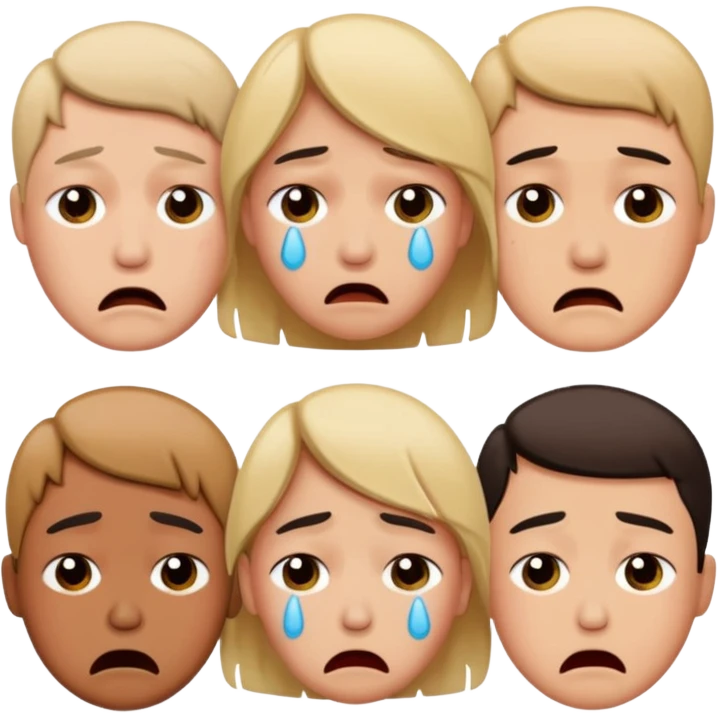 crying people emoji