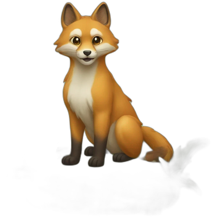🦊-🏵 emoji