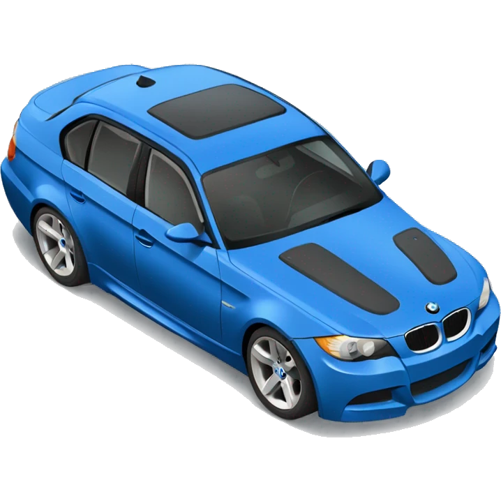 Blue bmw e91 emoji