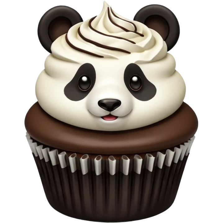 Panda Cupcake bite me emoji