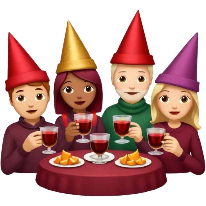 mulled wine party emoji