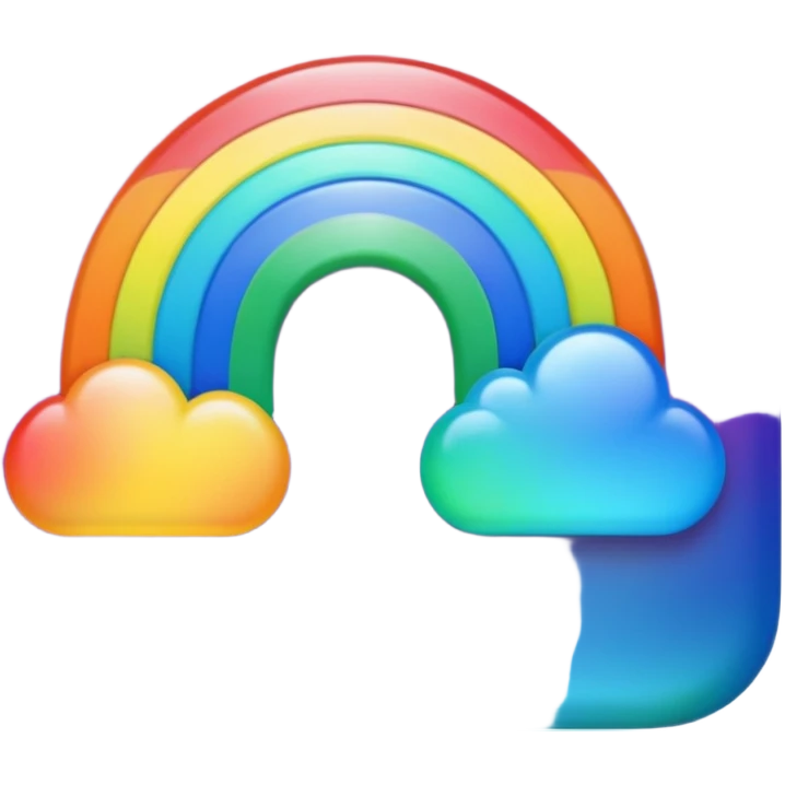 Rainbow commerce emoji