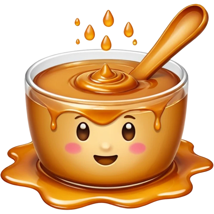 Salted caramel emoji