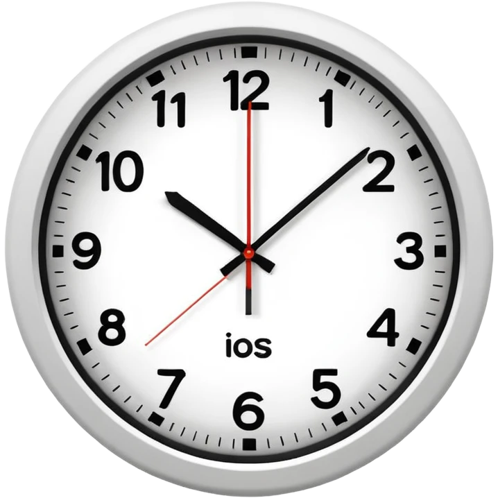 wall clock emoji