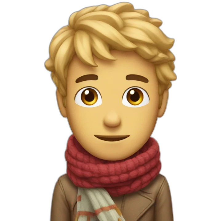 dumb with scarf emoji