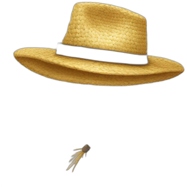 Chapeau de paille emoji