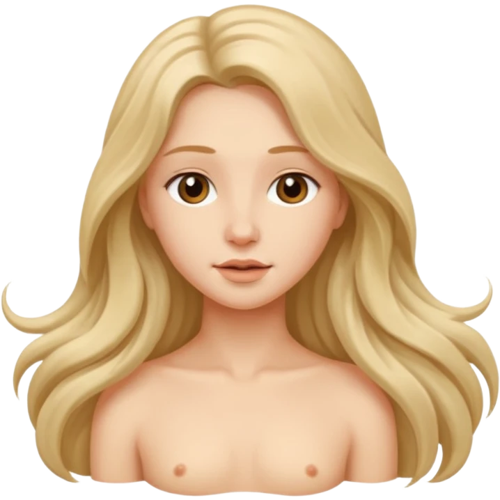 Голая девушка emoji