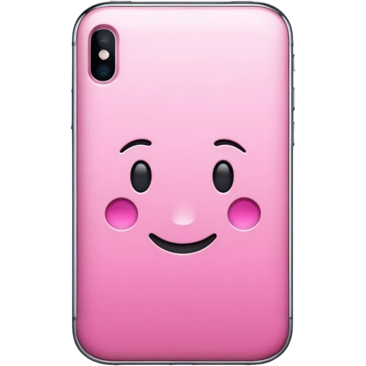 Pink iPhone 16 emoji